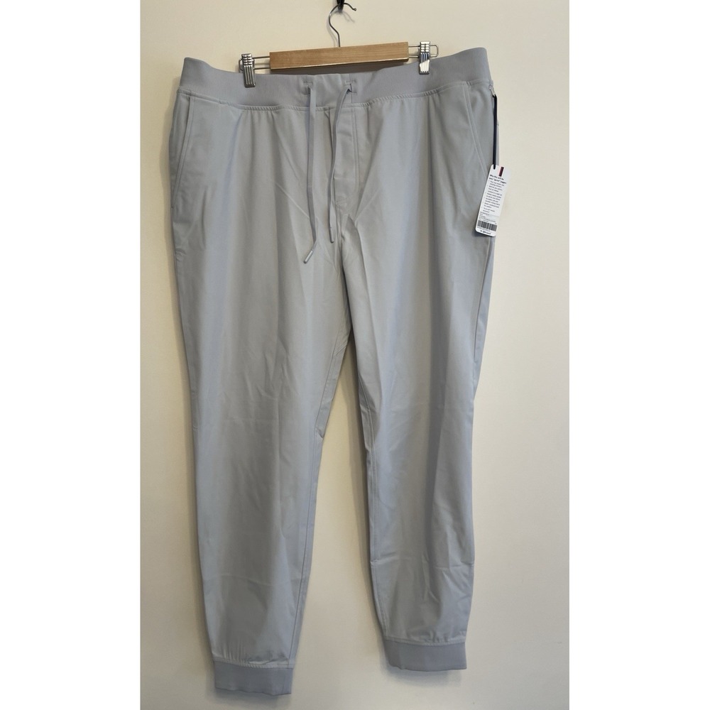 Rhoback Delta Performance Joggers Pants Men Size 3XL Grey Golf Athleisure New